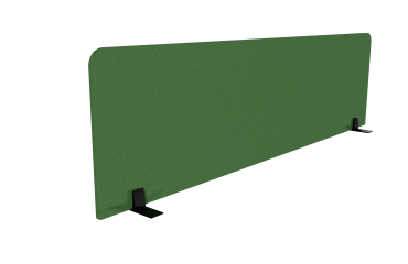 Ecran de séparation acoustique pour bureau Agathe Flexmute - avec fixations socle H 50 cm
