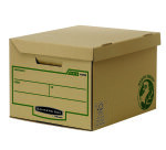 Pack de 10 Contenedores de archivos para A4 Fellowes con tapa fija con montaje manual