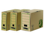 Pack de 20 Cajas de archivo definitivo A4+ 100mm Fellowes Marrón con montaje manual