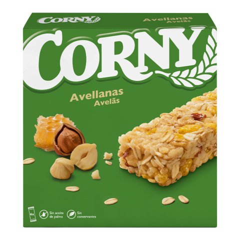 Barritas Corny Avellana 25 g - Caja 6 Unidades