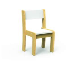 Chaise Fabiano Kids empilable en bois - Taille T1 - Ecole maternelle