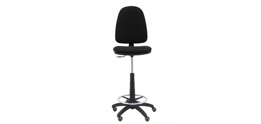 Taburete alto Ayna bali ruedas de parqué