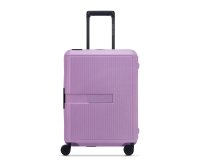 Valise cabine slim 4 doubles roues 55 cm Color Block Hardside lavande