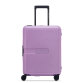 Valise cabine slim 4 doubles roues 55 cm Color Block Hardside lavande