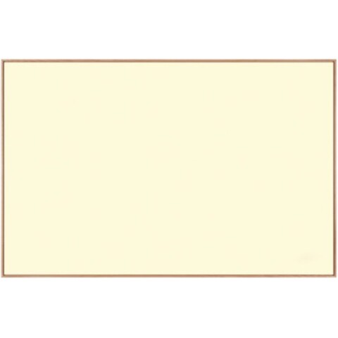 Muse Pizarra magnetica color crema flotante enamarcada madera haya maciza