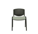 Silla confidente Pétrola - pack de  4 - Gris