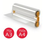 Recambio de rollo de plastificación para cartucho recargable GBC Foton 30 de 125 micras brillante