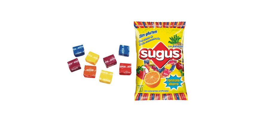 Caramelos Sugus Surtido sabores - Bolsa 1 Kg