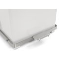Conteneur à pédale robuste pour usage industriel et /ou professionnel, blanc