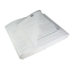 Bâche armée transparente 3 x 4 m – 160 g/m² avec œillets