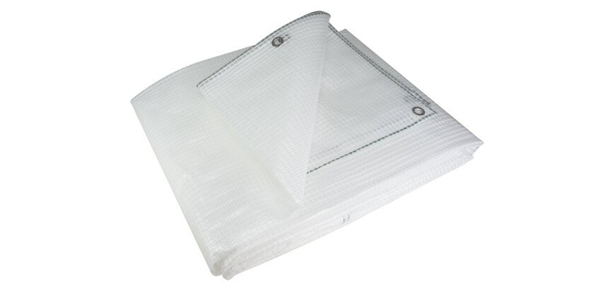 Bâche armée transparente 3 x 4 m – 160 g/m² avec œillets
