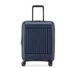 Delsey Valise cabine Slim Extensible Lutèce SE - 4 doubles roues 55 cm marine