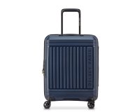 Delsey Valise cabine Slim Extensible Lutèce SE - 4 doubles roues 55 cm marine