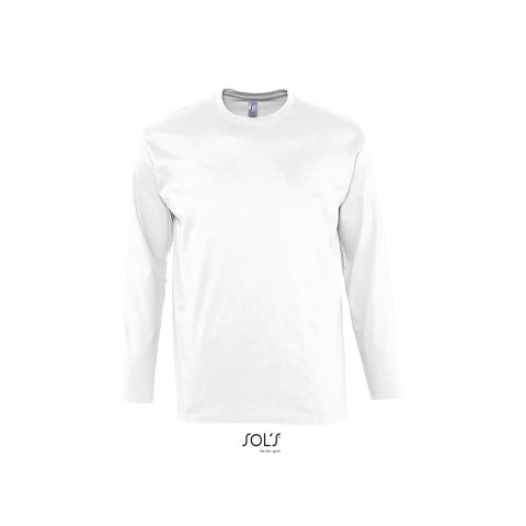 Camiseta manga larga talla M - Blanco