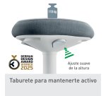Taburete Active con asiento Comfort Leitz Ergo
