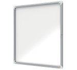 Vitrina NOBO Premium Plus de exterior fondo magnético 12 x A4 hojas