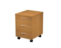 Cajonera móvil Presto - Venere 3 cajones. - Haya