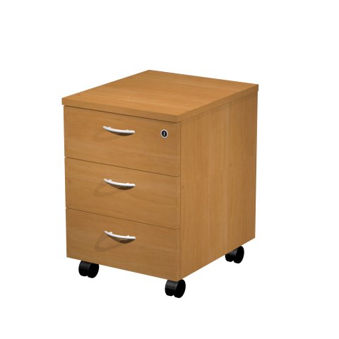 Cajonera móvil Presto - Venere 3 cajones. - Haya