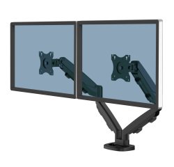 Brazo para monitor doble Eppa™ Negro Fellowes