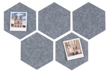 Tablero Hexagonal PET autoadhesivo 10mm (5 unid)