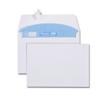 Enveloppe blanche C6 114x162 90 g/m² bande de protection - Boîte de 500