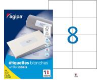 Etiquette adresse multi-usages Agipa