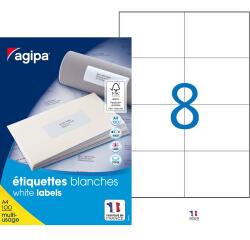 Etiquette adresse multi-usages Agipa