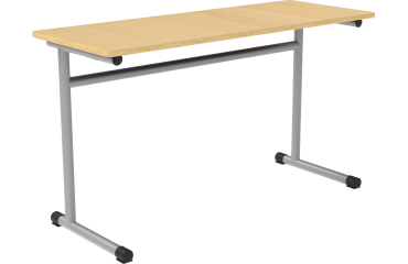 Table école Fabiano biplace L 70cm - Taille T6 pour primaire P5 à secondaire