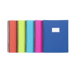Protège-documents 60 pochettes - 120 vues spirales - A4 polypropylène - FEEL'EASY VIQUEL - coloris assortis