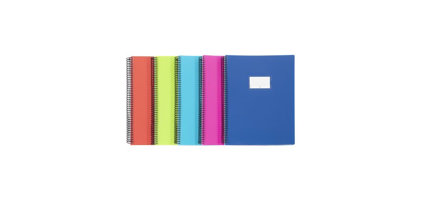 Protège-documents 60 pochettes - 120 vues spirales - A4 polypropylène - FEEL'EASY VIQUEL - coloris assortis