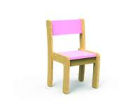 Stapelbare schoolstoel Fabiano Kids in melamine - Maat T0 - Kleuterklas