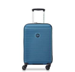 Delsey Freestyle - Valise extensible 55 cm bleu
