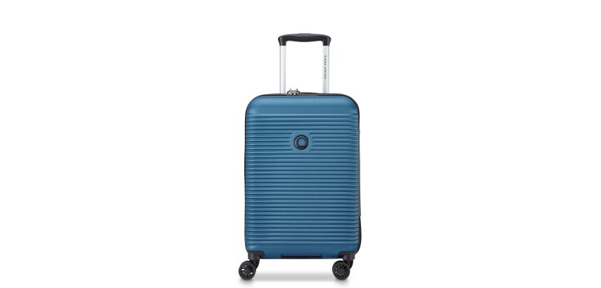 Delsey Freestyle - Valise extensible 55 cm bleu