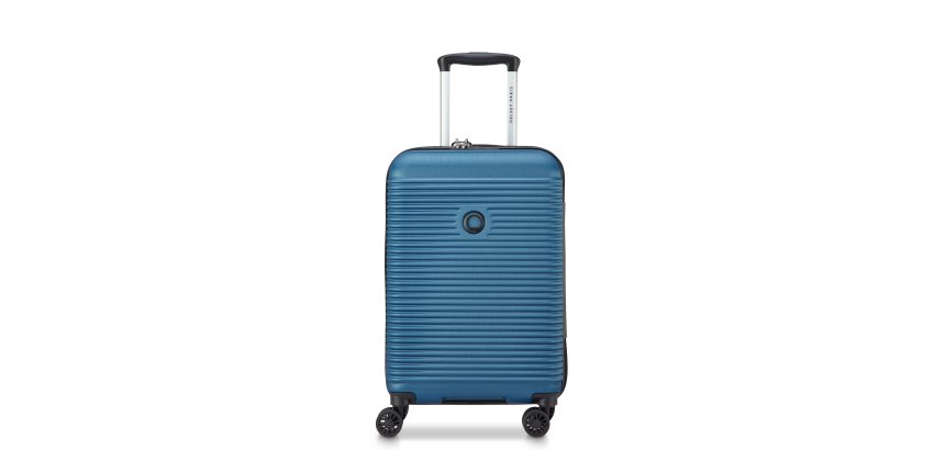 Delsey Freestyle - Valise extensible 55 cm bleu