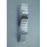 Trieur mural 12 cases FLEXIBOXX Durable A4 portait incolore