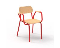 Fauteuil professeur Fabiano avec accoudoires - Taille T6