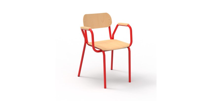 Fauteuil professeur Fabiano avec accoudoires - Taille T6