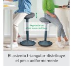 Taburete Active con asiento Comfort Leitz Ergo
