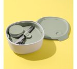 BergHOFF Boîte à lunch avec ensemble de couverts Sage