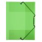 Chemise à élastique 3 rabats plastique Viquel Propyglass 24 x 32 – vert translucide