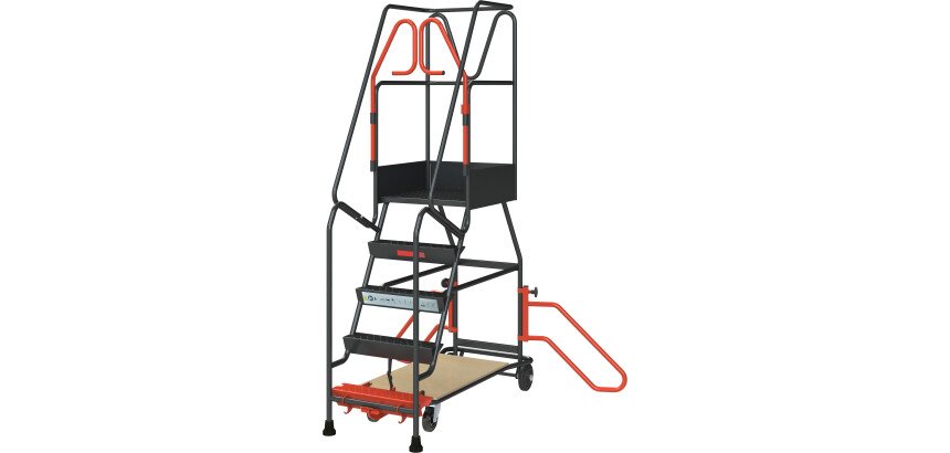 Escabeau à immobilisation automatique 5 marches 150 kg