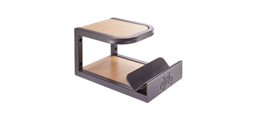 Support mural d'intérieur 1 vélo