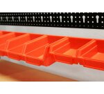 Établi d'atelier avec fond perforé – Plateau MDF FSC 100 % – Charge 600 kg FISCHER DAREX
