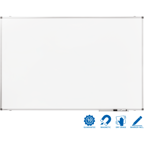 Tableau blanc laqué PREMIUM 100x150cm - Legamaster