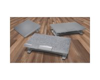 Reposapiés Kensington SmartFit® SOLEMATE, gris
