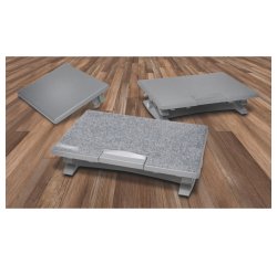 Reposapiés Kensington SmartFit® SOLEMATE, gris
