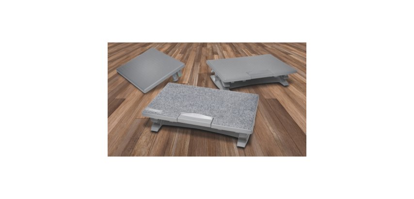 Reposapiés Kensington SmartFit® SOLEMATE, gris
