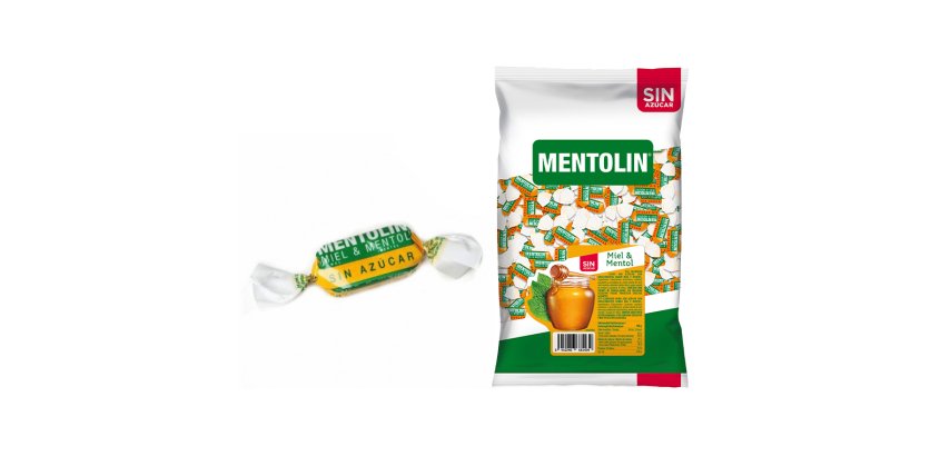 Caramelos Mentolin Miel Mentol sin azúcar - Bolsa 1 Kg