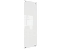 Panel pizarra magnética de cristal pequeña NOBO  300 x 900 mm, blanco