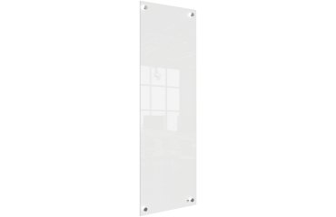 Panel pizarra magnética de cristal pequeña NOBO  300 x 900 mm, blanco
